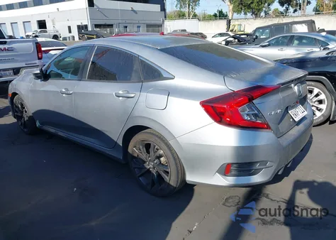 2021 Honda Civic Sport z USA, uszkodzony, nr VIN 2HGFC2F84MH523275